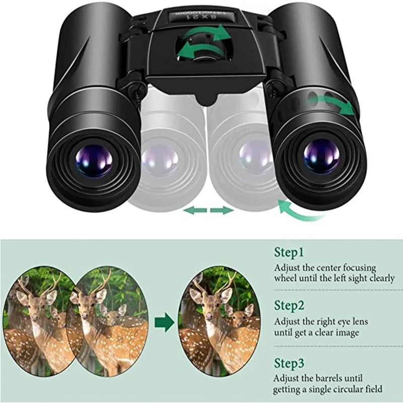 Telescópio, Binóculos e Monocular Portátil de Longo Alcance Para Camping Ao Ar Livre.