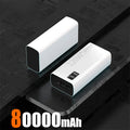 Carregador Portátil  Xiaomi 80000mAh Power Bank de alta capacidade 120W