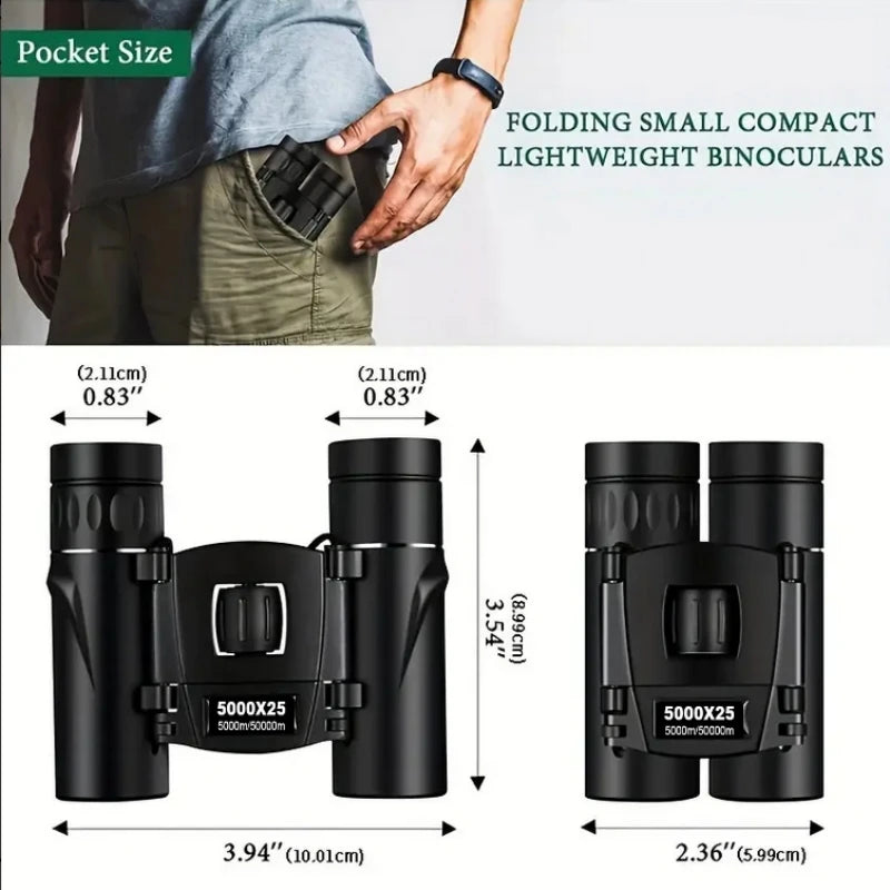 Telescópio, Binóculos e Monocular Portátil de Longo Alcance Para Camping Ao Ar Livre.