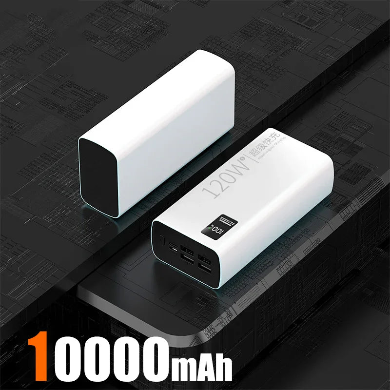 Carregador Portátil  Xiaomi 80000mAh Power Bank de alta capacidade 120W